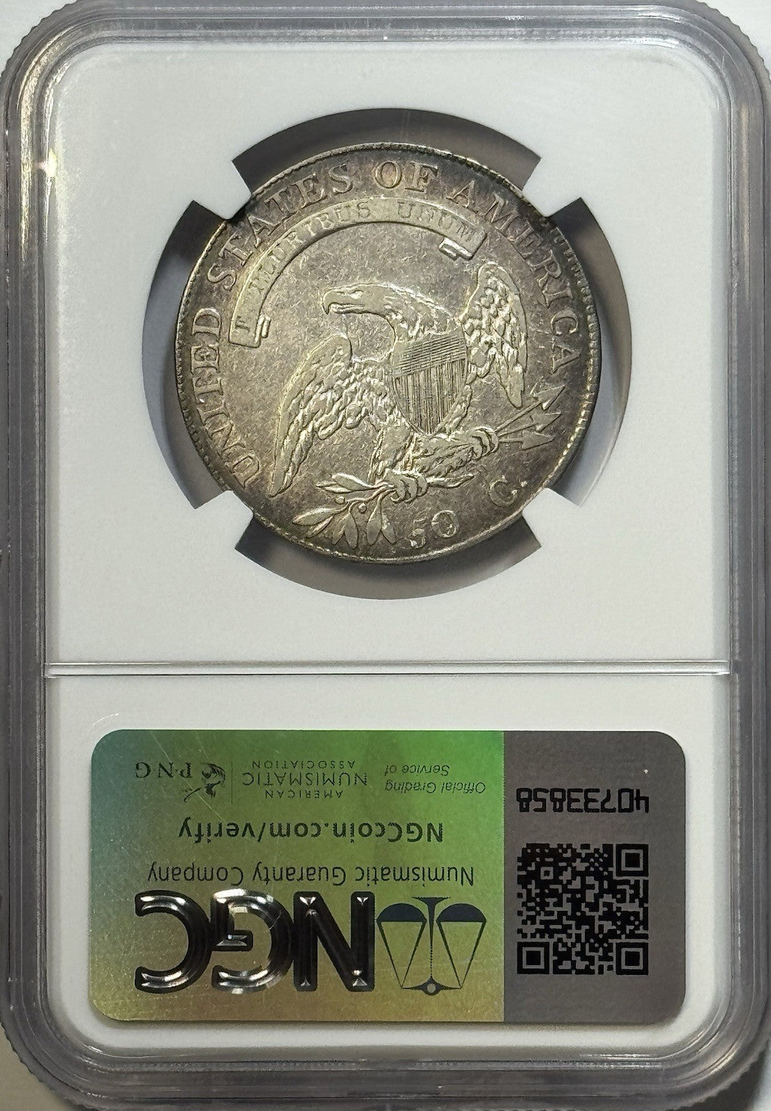 1807 Capped Bust Half Dollar NGC VF30 Early U.S. Silver w/ Stunning Edge Toning