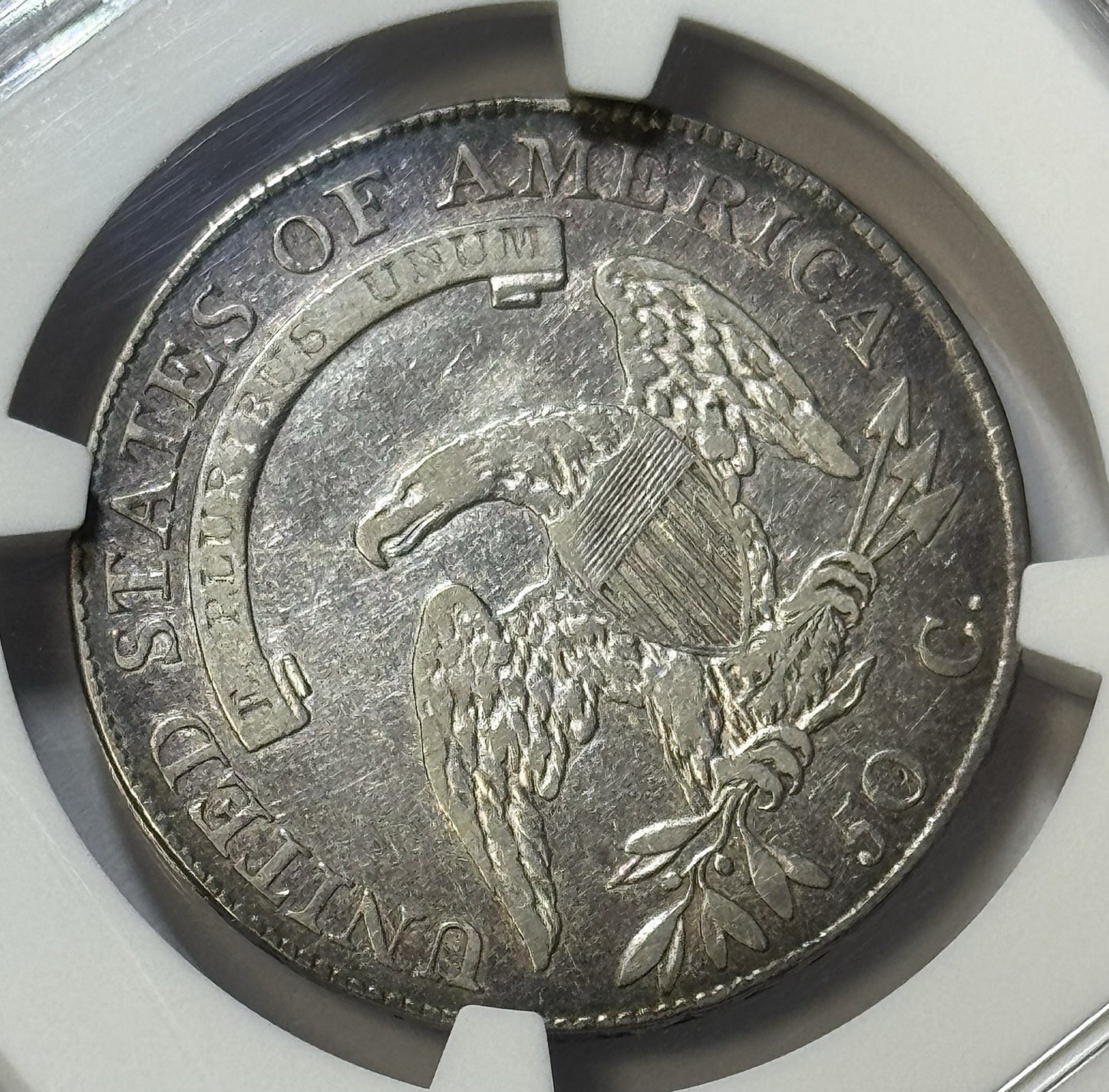 1807 Capped Bust Half Dollar NGC VF30 Early U.S. Silver w/ Stunning Edge Toning