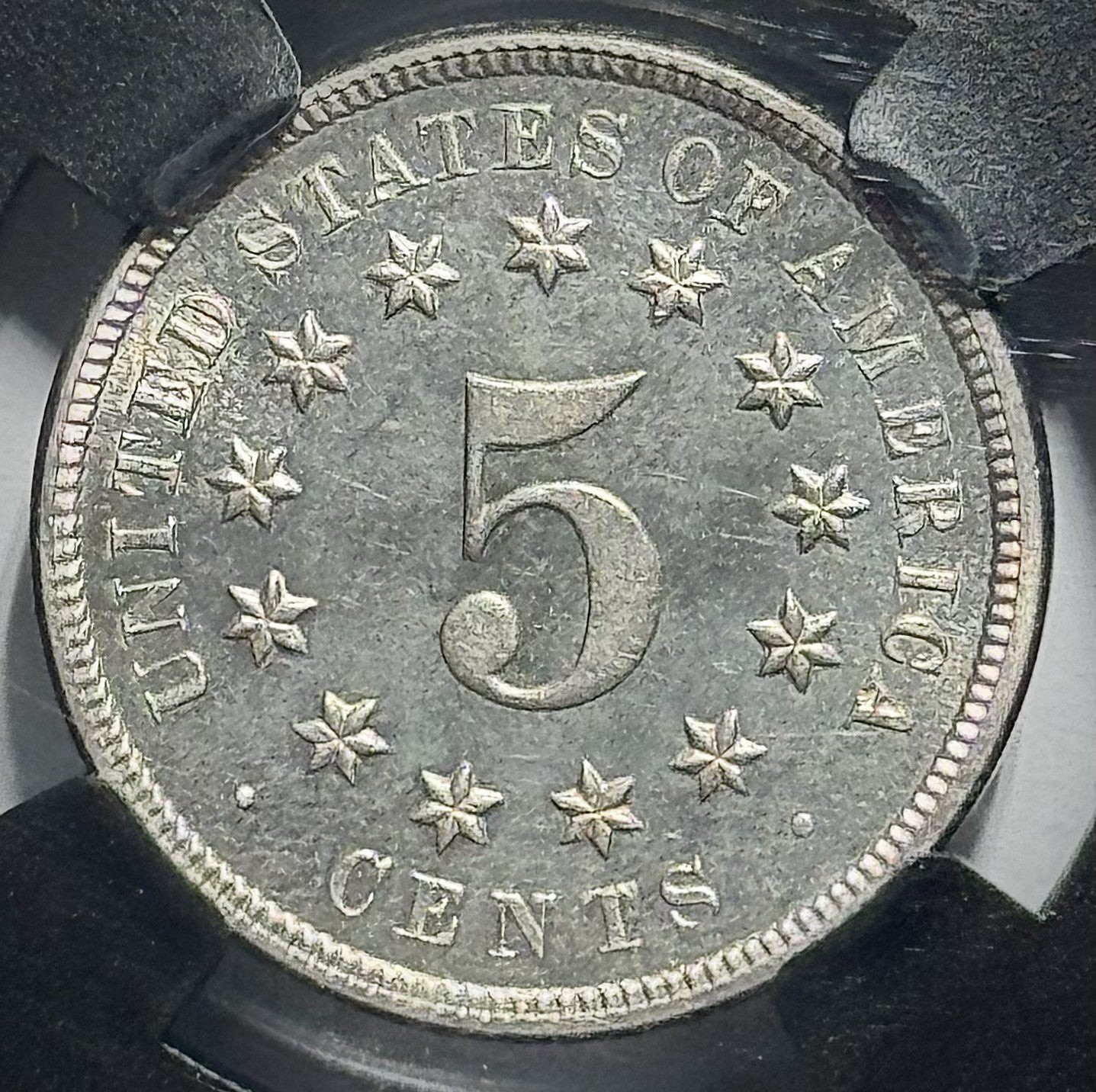 1872 Shield Nickel DDO VP-012 – NGC PF65- Scarce Proof Coin w/950 Struck in 1872