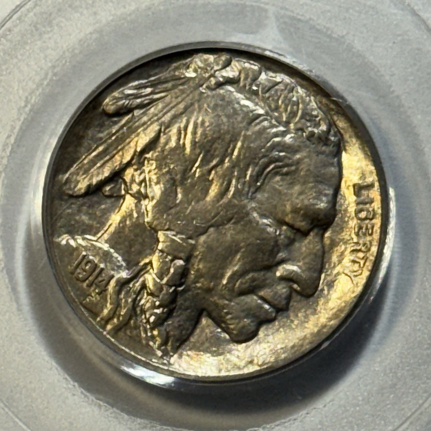 1914-S Buffalo Nickel — PCGS MS64 — Early S-Mint Beast! Gem Semi Key Date!